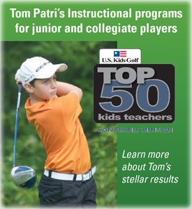 Tom Patri ranked as a Top 50 Golf Instructor