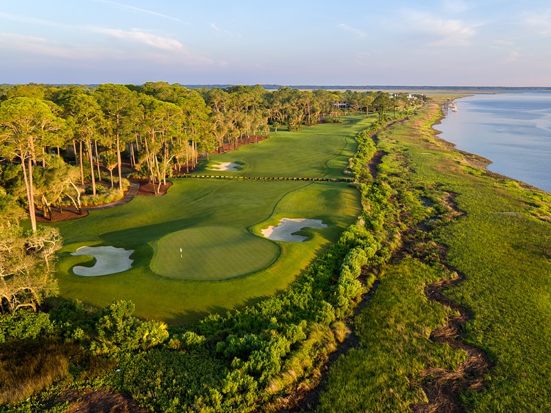 April - 13th Hole, Ocean Forest Golf Club